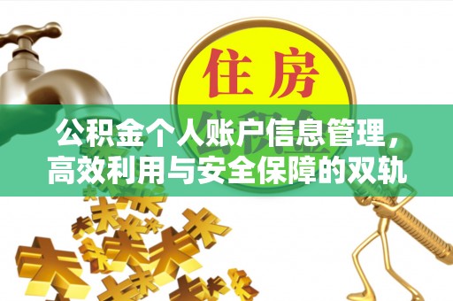 永清公积金个人账户信息管理，高效利用与安全保障的双轨并行